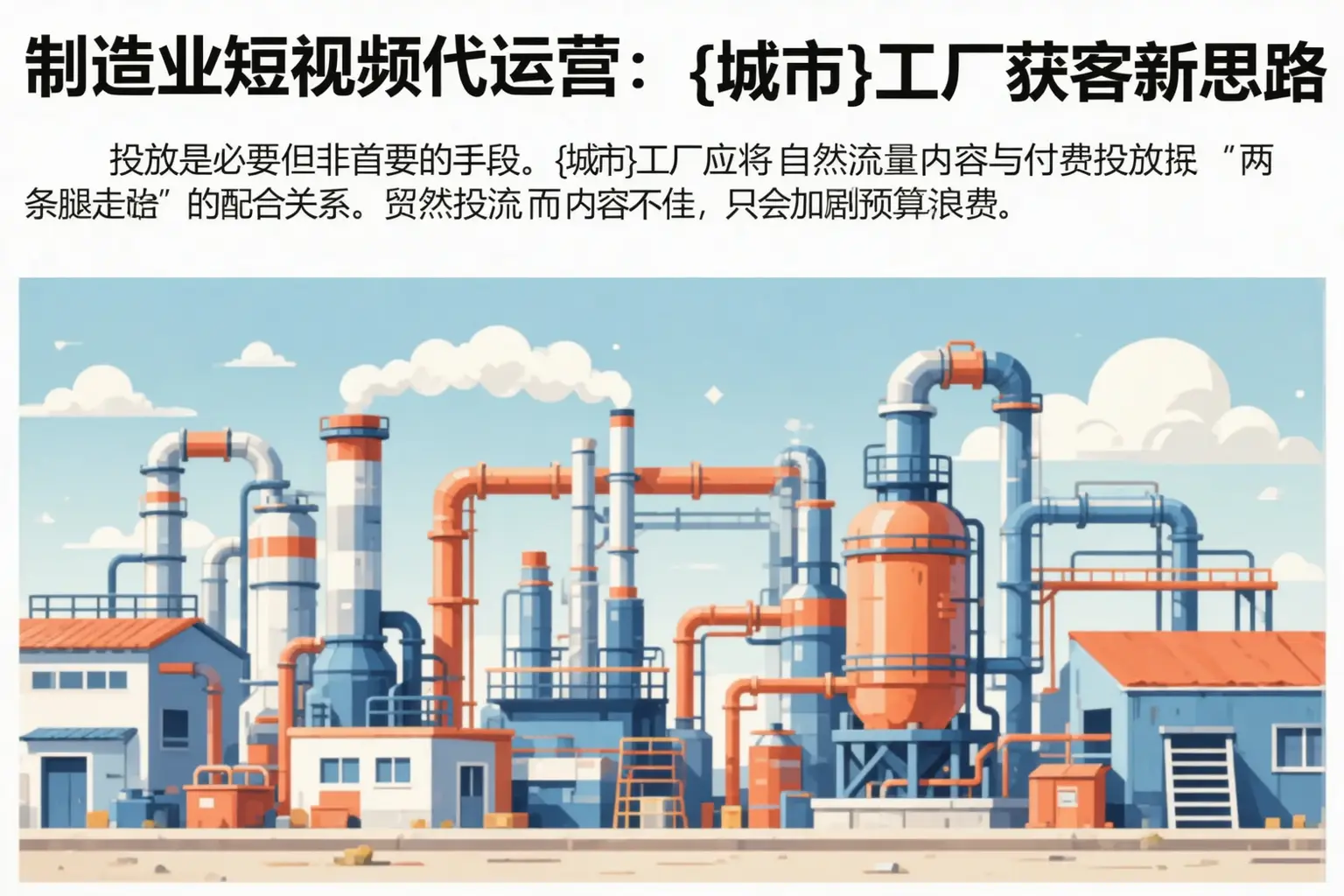 制造业短视频代运营：新巴尔虎左旗工厂获客新思路
